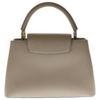 Louis Vuitton Capucines MM Galle 2-Way Shoulder Bag Beige Leather Gold — view 2