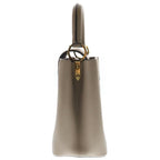 Louis Vuitton Capucines MM Galle 2-Way Shoulder Bag Beige Leather Gold — view 3