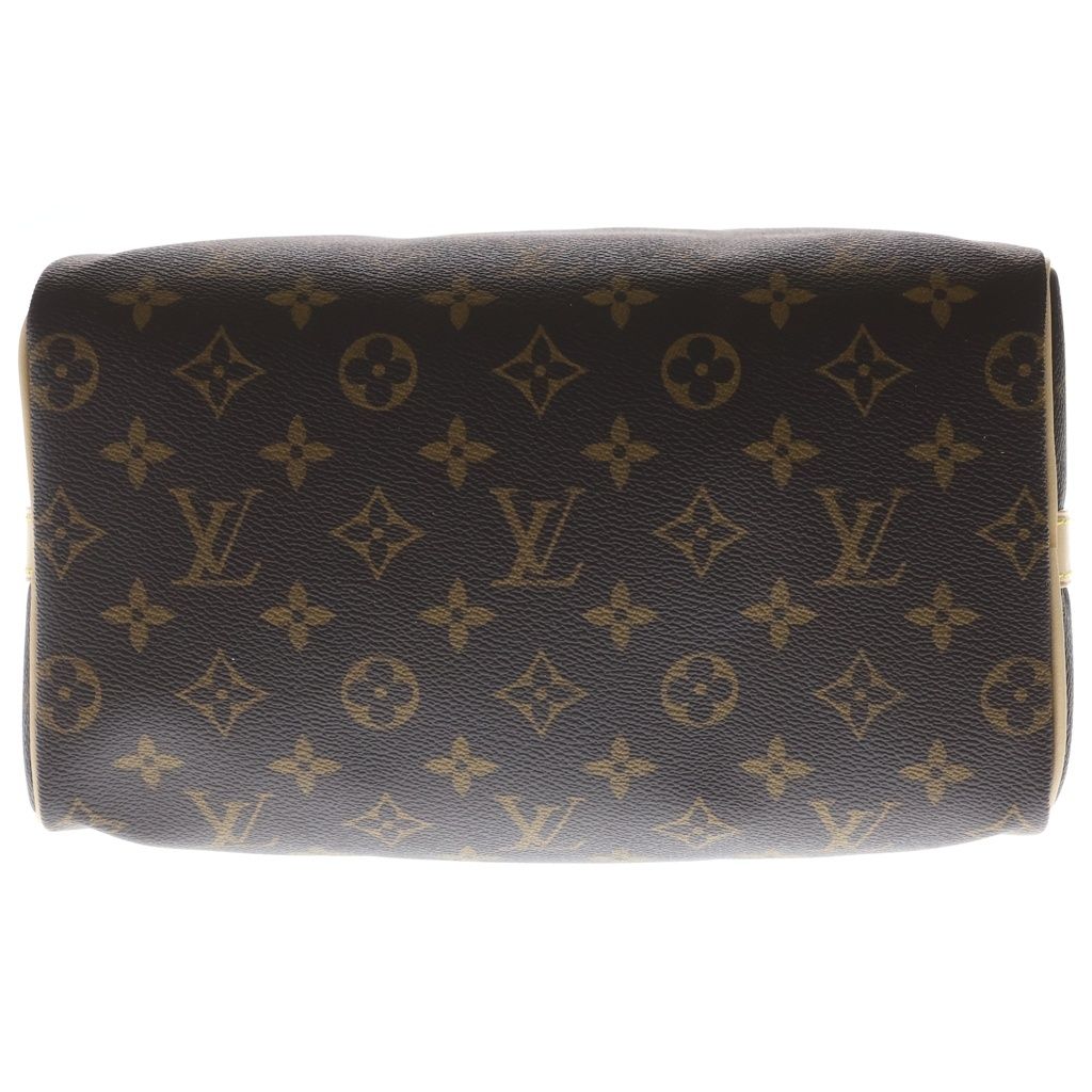 Louis Vuitton Monogram Speedy Bandouliere 25 Shoulder Bag Brown — view 4