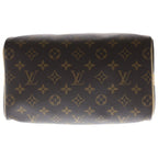 Louis Vuitton Monogram Speedy Bandouliere 25 Shoulder Bag Brown — view 4