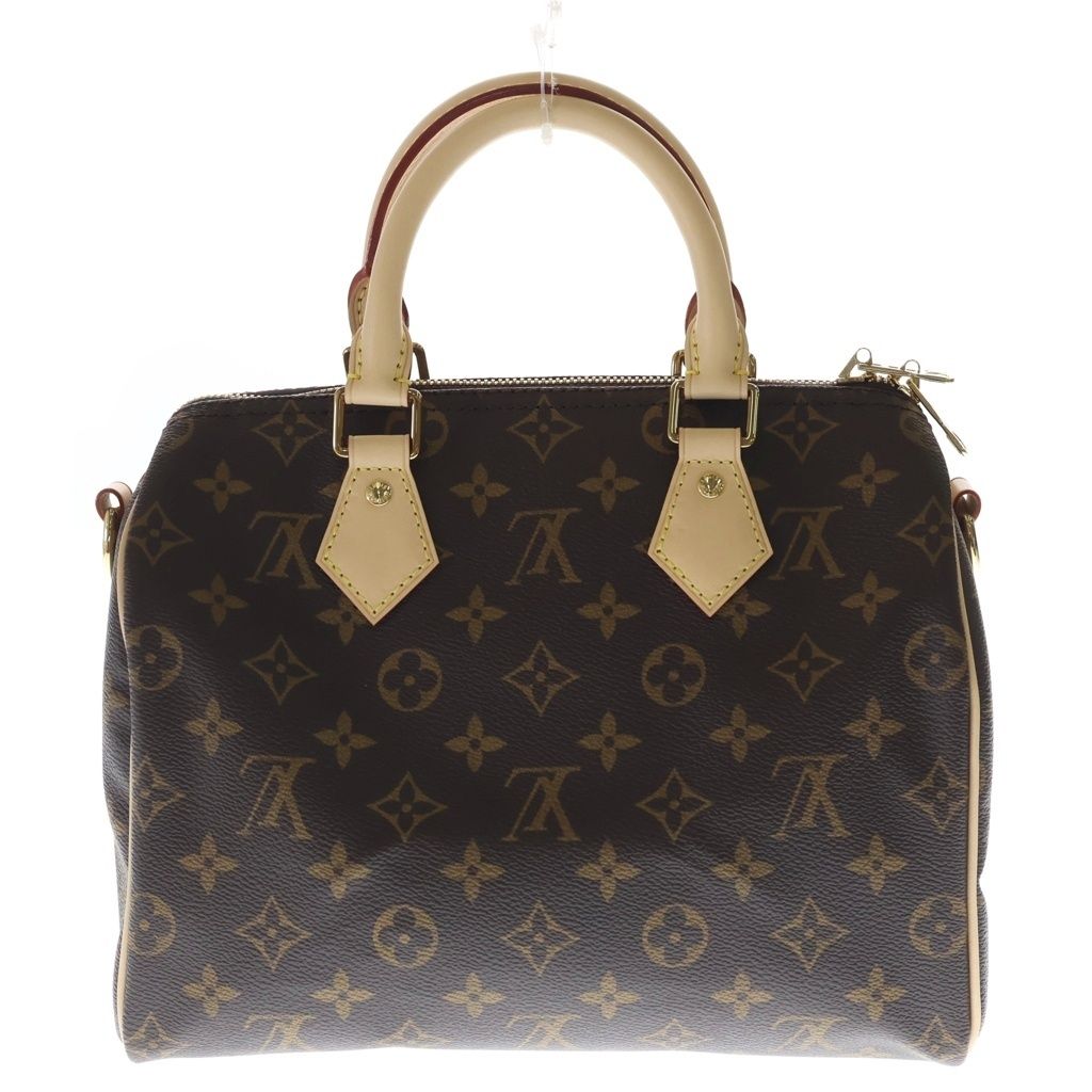 Louis Vuitton Monogram Speedy Bandouliere 25 Shoulder Bag Brown — view 2