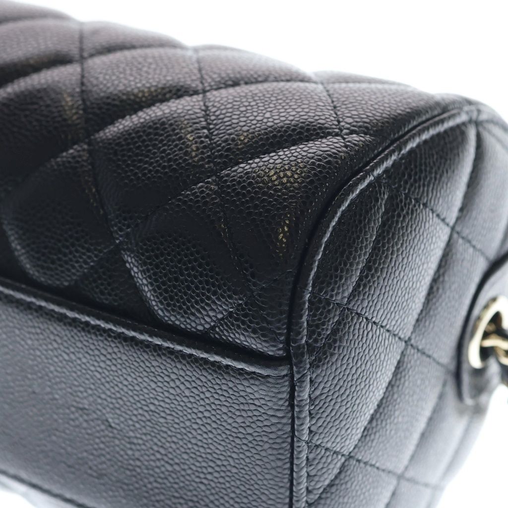 Chanel Quilted Timeless Classic Line Caviar Leather Gold 2-Way Chain Shoulder — view 5