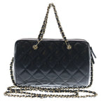 Chanel Quilted Timeless Classic Line Caviar Leather Gold 2-Way Chain Shoulder — view 2