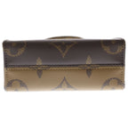 Louis Vuitton Monogram Reverse On The Go BB Leather 2-Way Shoulder Bag Brown — view 4