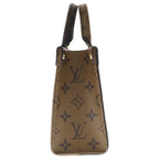 Louis Vuitton Monogram Reverse On The Go BB Leather 2-Way Shoulder Bag Brown — view 3