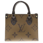 Louis Vuitton Monogram Reverse On The Go BB Leather 2-Way Shoulder Bag Brown — view 2