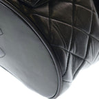 Chanel Quilted Backpack Lambskin Gold Black Seal — view 5
