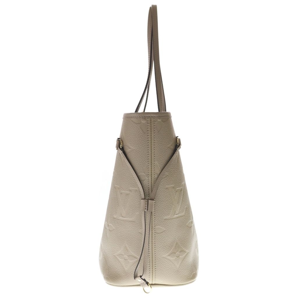 Louis Vuitton Monogram Empreinte Neverfull Leather Tote Beige with MM Pouch — view 3