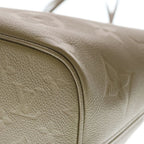 Louis Vuitton Monogram Empreinte Neverfull Leather Tote Beige with MM Pouch — view 5