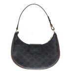 Celine Triomphe Ava Shoulder Bag Brown Leather Gold — view 2