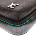 Louis Vuitton Monogram Macassar Avenue Sling Bag Leather Brown Green — view 5