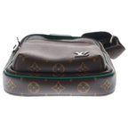 Louis Vuitton Monogram Macassar Avenue Sling Bag Leather Brown Green — view 4