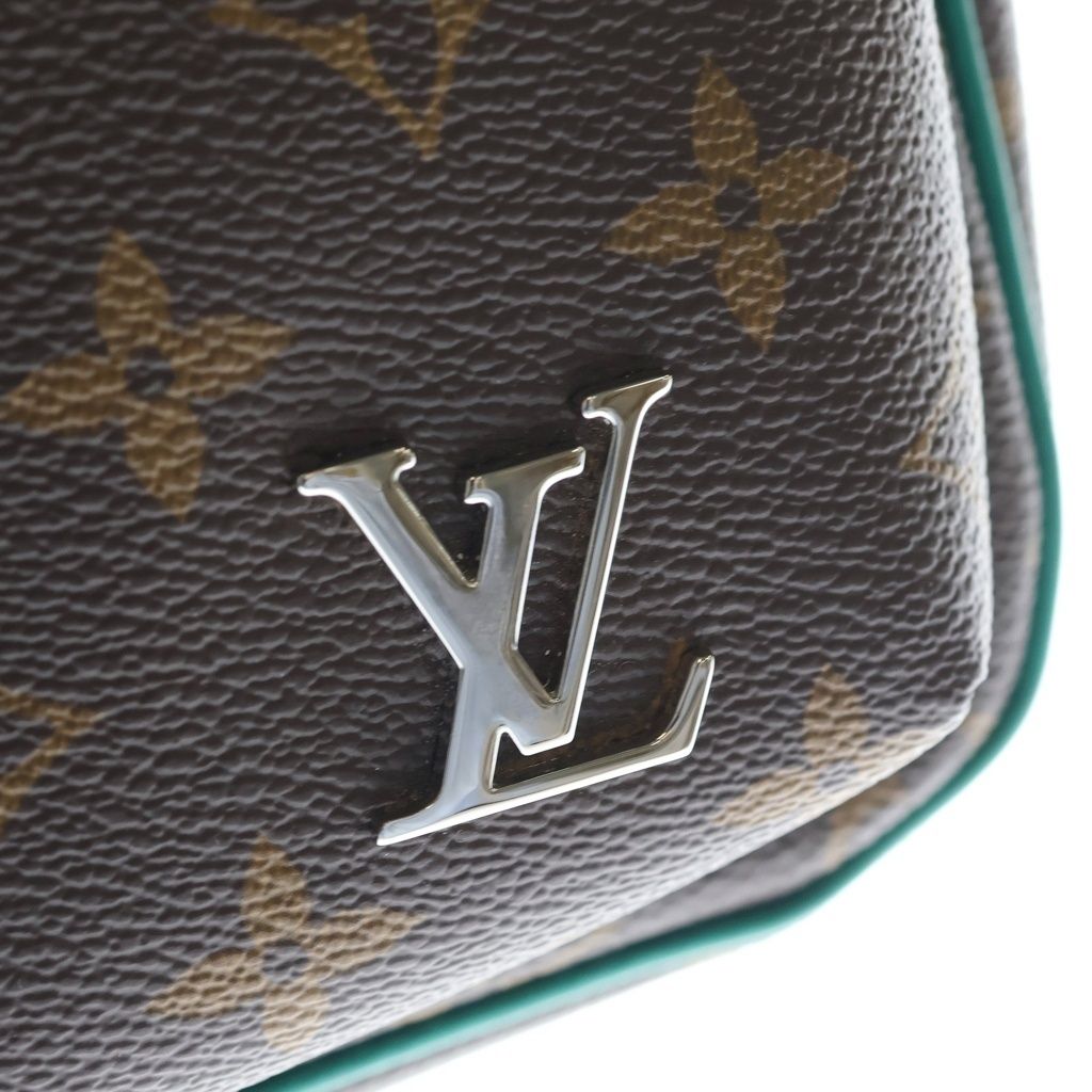 Louis Vuitton Monogram Macassar Avenue Sling Bag Leather Brown Green — view 6