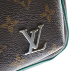 Louis Vuitton Monogram Macassar Avenue Sling Bag Leather Brown Green — view 6