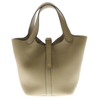 Hermes Picotin PM Taurillon Clemence Gold Handbag Trench Beige