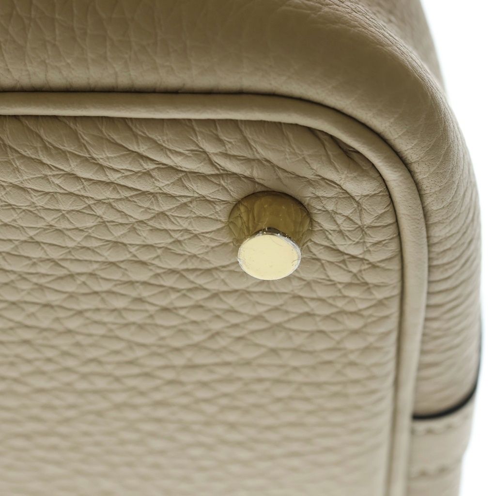 Hermes Picotin PM Taurillon Clemence Gold Handbag Trench Beige — view 6