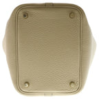 Hermes Picotin PM Taurillon Clemence Gold Handbag Trench Beige — view 4