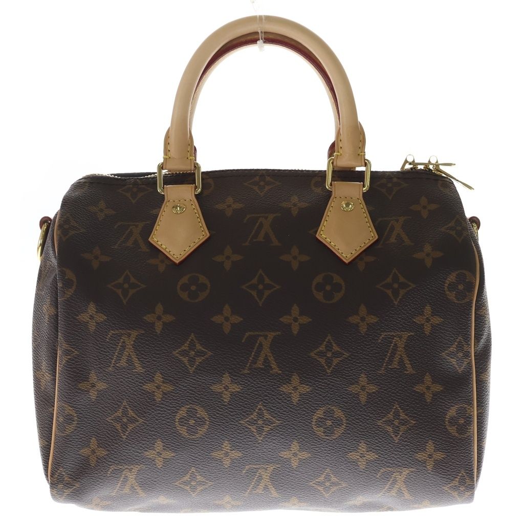 Louis Vuitton Monogram Speedy Bandouliere 25 Leather 2-Way Shoulder Bag Brown — view 2