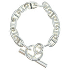 Hermes Chaine D'ancre Bracelet Silver Chain — view 2