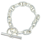 Hermes Chaine D'ancre Bracelet Silver Chain