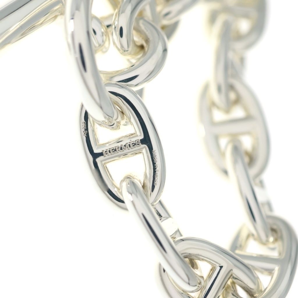 Hermes Chaine D'ancre Bracelet Silver Chain — view 5