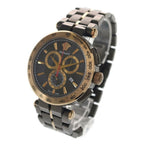 Versace Aion Chrono Gent Quartz Black Dial 45 Watch Gold — view 4