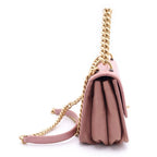 Chanel Quilted Single Flap Calfskin Gold Turnlock 2-Way Chain Shoulder — view 3