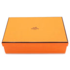 Hermes Bearn Souffle Wallet Card Case Black Leather Epsom Gold — view 6