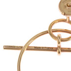 Hermes Echappee PM Earrings 18k Gold Pink — view 5