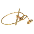 Hermes Echappee PM Earrings 18k Gold Pink — view 4