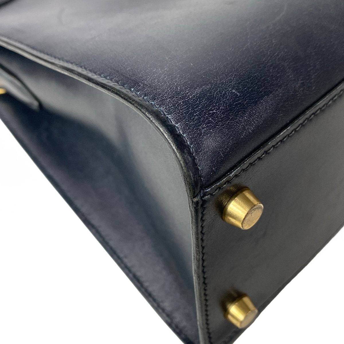 Hermes Shoulder Bag Kelly Sports MM Black Sellier Gold — view 8