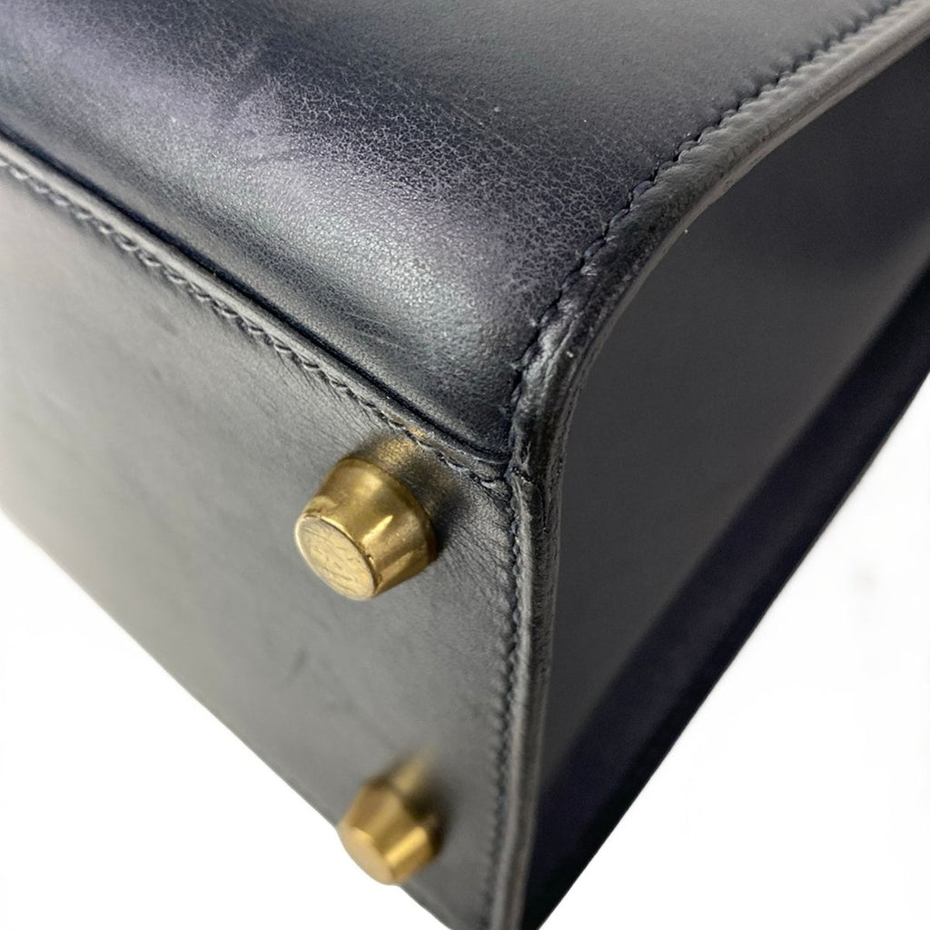 Hermes Shoulder Bag Kelly Sports MM Black Sellier Gold — view 7