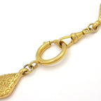 Chanel Necklace Mademoiselle Gold Quilted Diamond — view 4