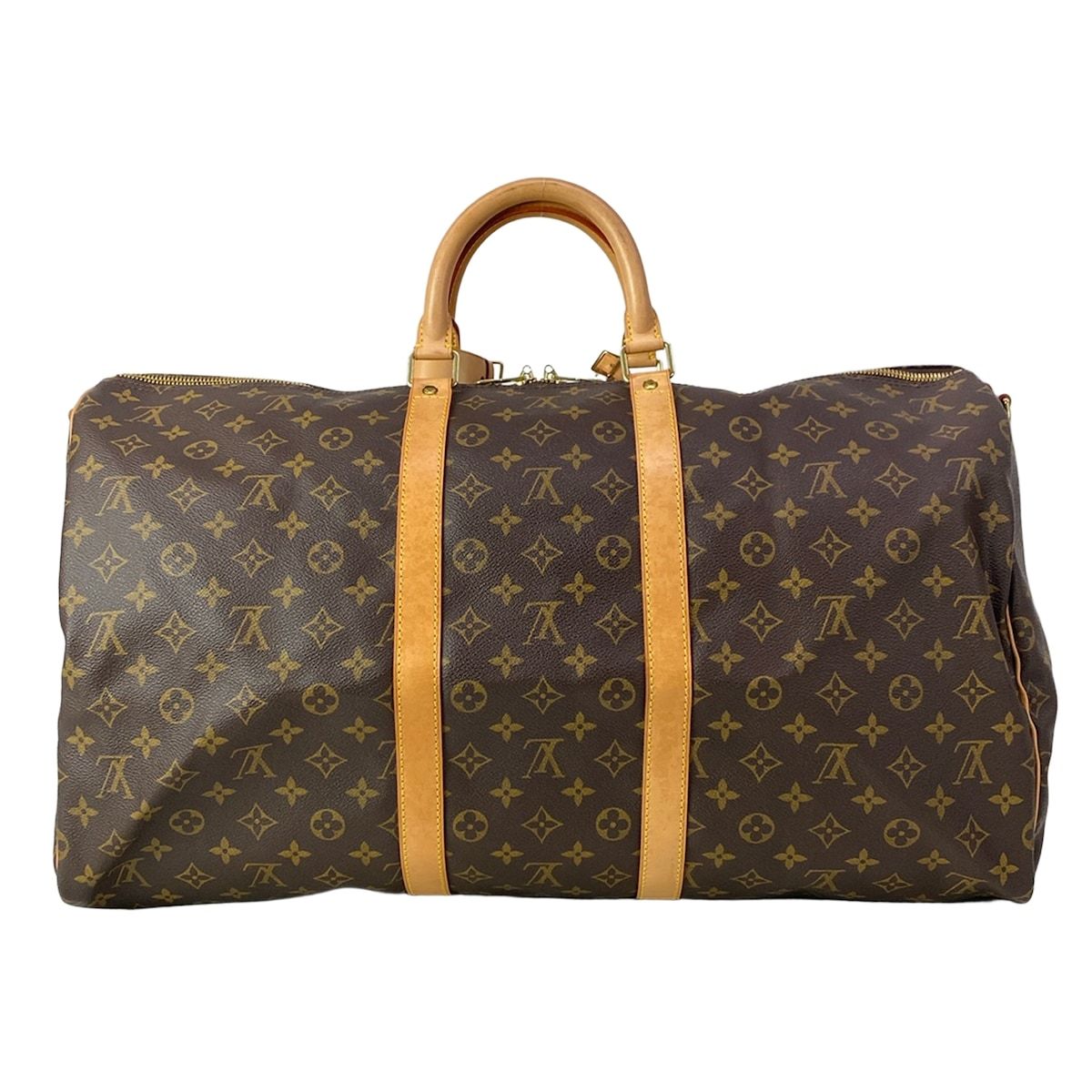 Louis Vuitton Boston Bag Monogram Keepall Bandouliere 55 — view 3