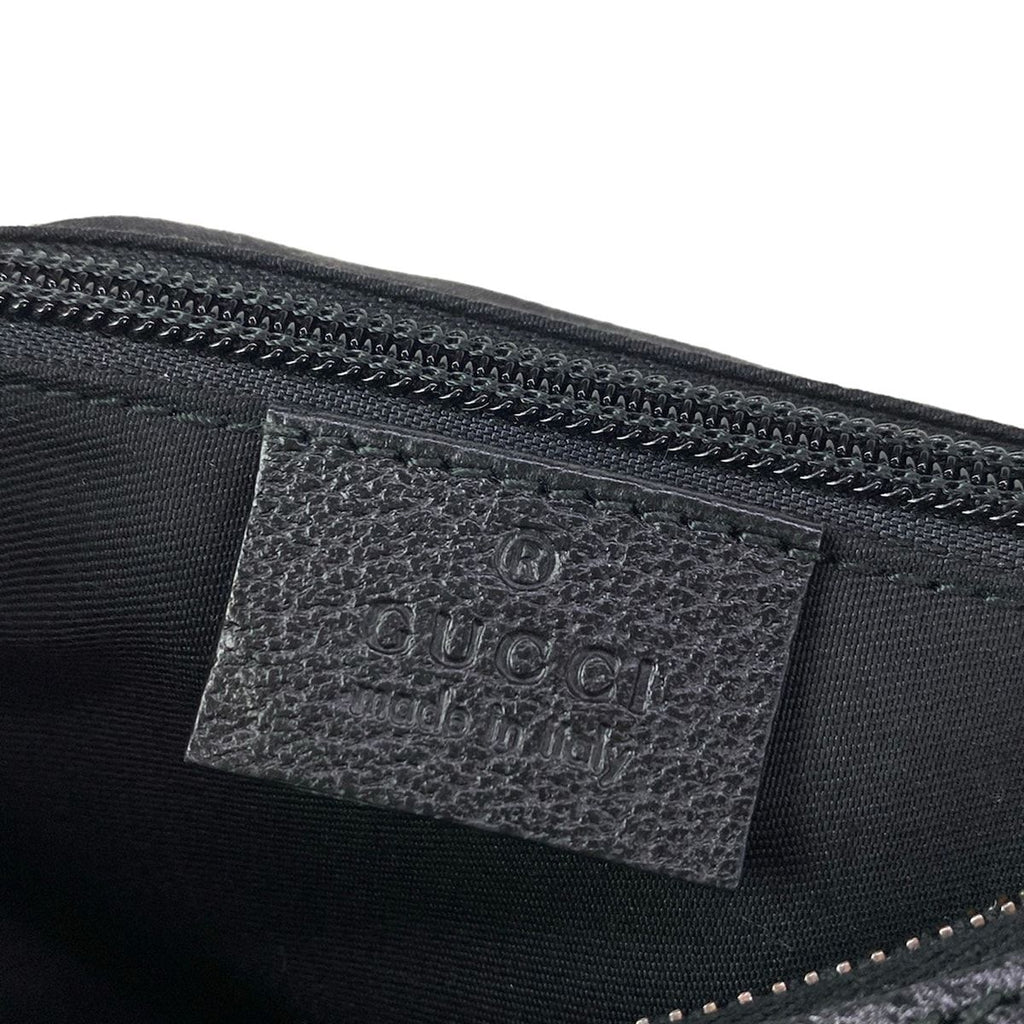 Gucci Shoulder Bag GG Pattern Sherry Black Green Red Crossbody Leather — view 9