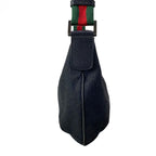 Gucci Shoulder Bag GG Pattern Sherry Black Green Red Crossbody Leather — view 2