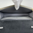 Fendi Studs Chain Wallet Rainbow Multi Shoulder Bag Leather Gray Multicolor — view 7