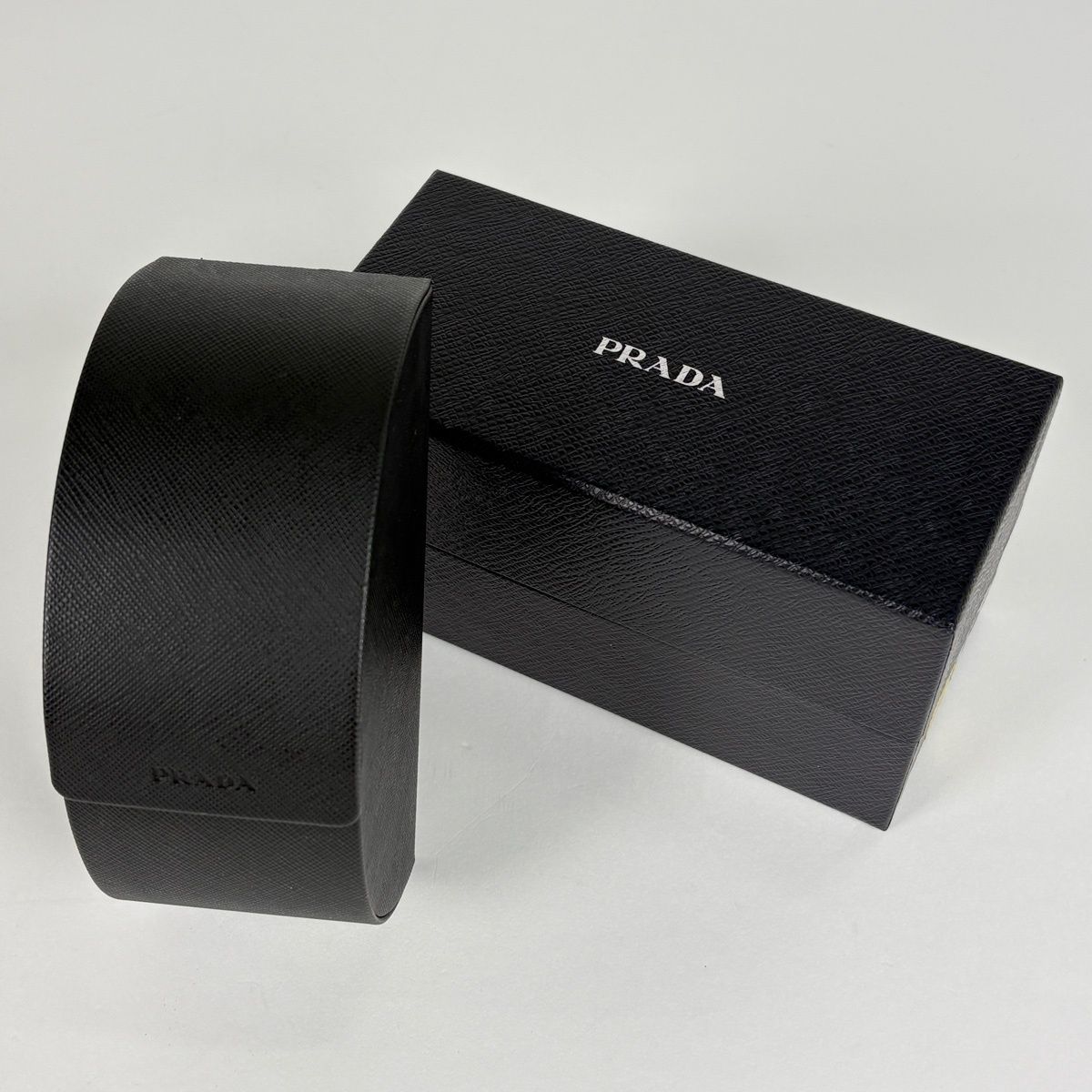 Prada Logo Sunglasses Eyewear Acetate Nero — view 6