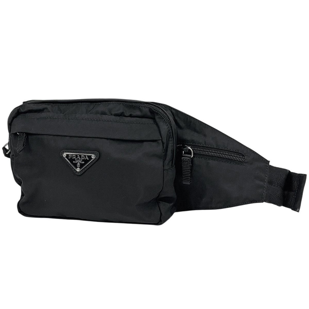 Prada Waist Bag Pouch Nylon Nero