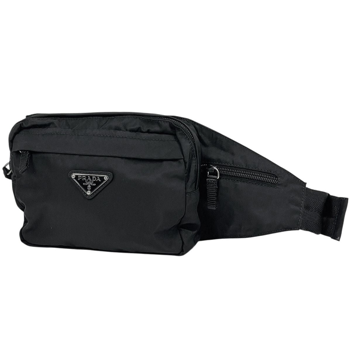 Prada Waist Bag Pouch Nylon Nero