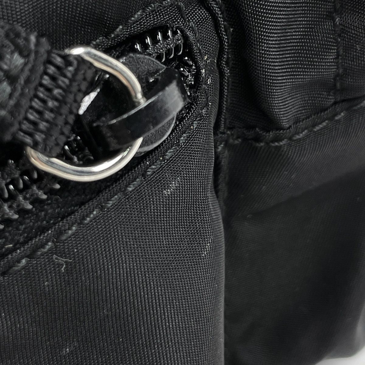 Prada Waist Bag Pouch Nylon Nero — view 4