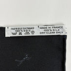 Hermes Carre 90 L'intrus Intruder Scarf Silk Black Multicolor — view 2
