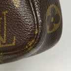 Louis Vuitton Pochette Makeup Cosmetics Pouch Monogram Brown — view 3