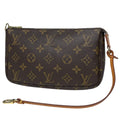 Louis Vuitton Pochette Makeup Cosmetics Pouch Monogram Brown