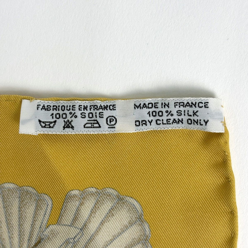 Hermes Carre 90 Automobile Car Scarf Silk Yellow Multicolor — view 2