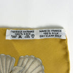 Hermes Carre 90 Automobile Car Scarf Silk Yellow Multicolor — view 2