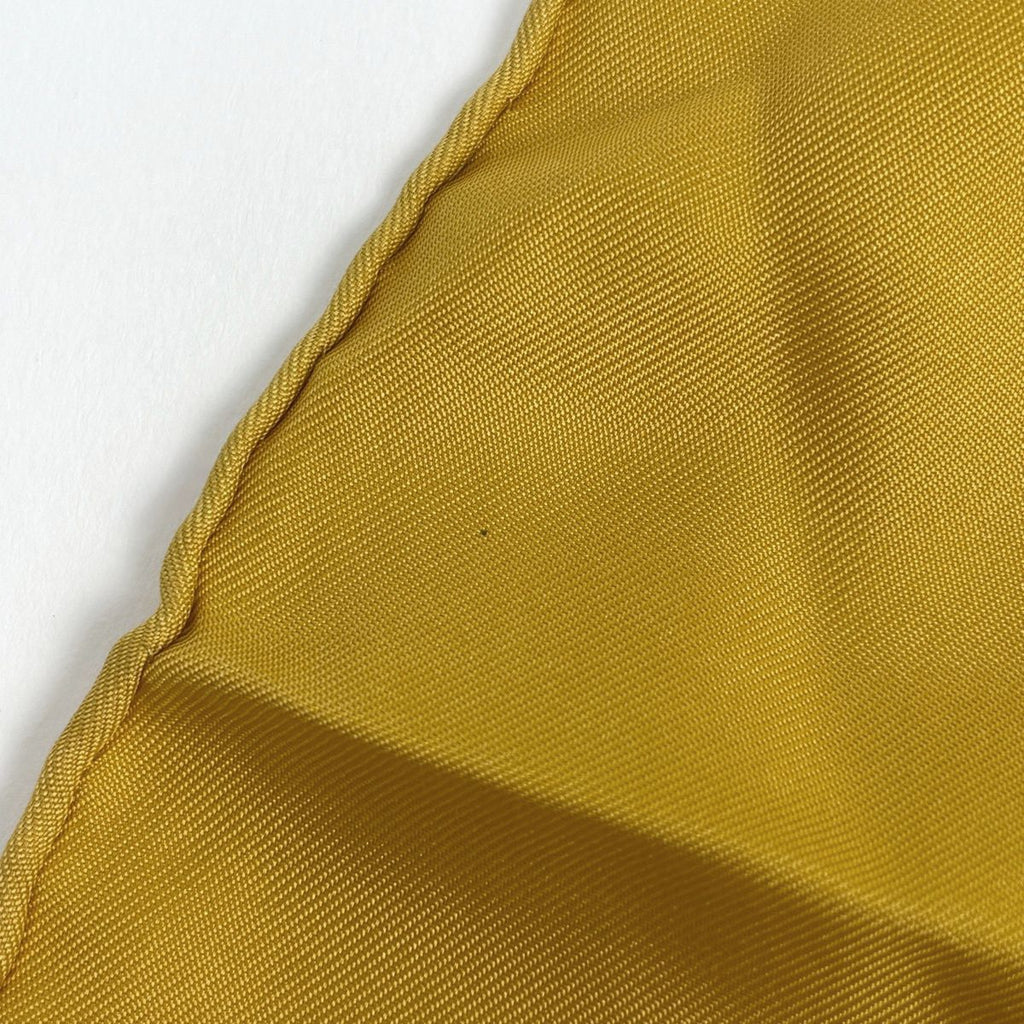 Hermes Carre 90 Automobile Car Scarf Silk Yellow Multicolor — view 5