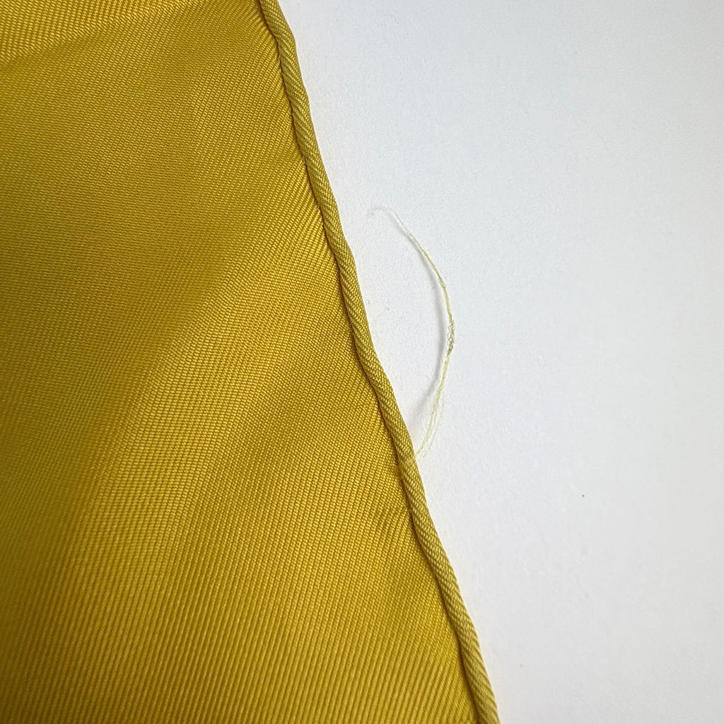 Hermes Carre 90 Automobile Car Scarf Silk Yellow Multicolor — view 4