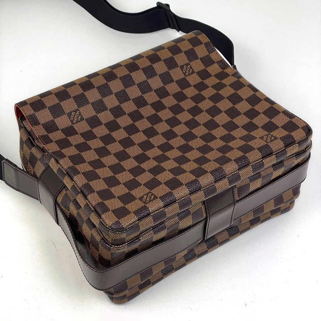 Louis Vuitton Naviglio Shoulder Bag Damier Brown — view 2