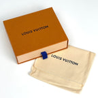 Louis Vuitton Portefeuille Victorine Trifold Wallet Damier Azur White — view 7